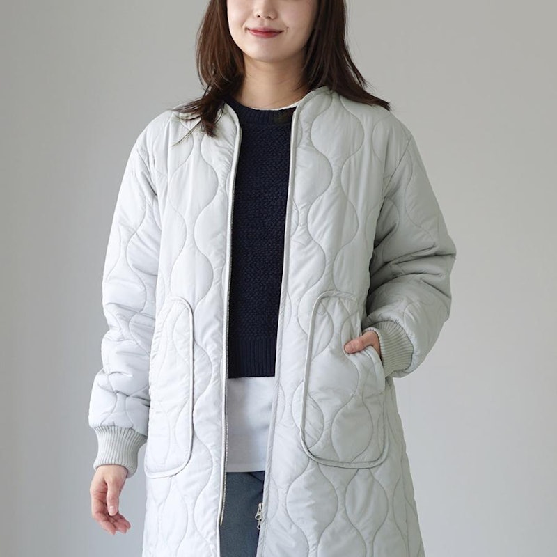 quilting long coat 1