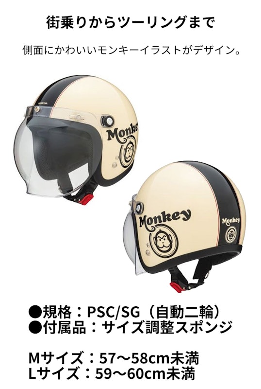 Monkey ヘルメット 2