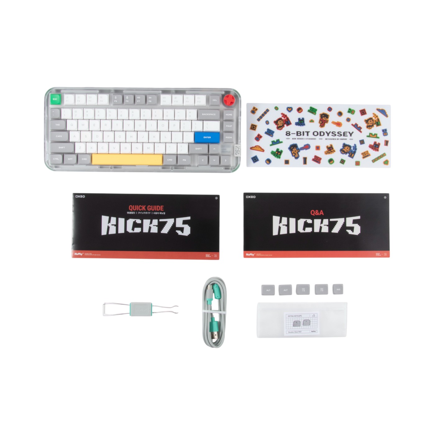 Nuphy KICK75 メカニカルキーボード Amazon | NuPhy Kick75 ワイヤレス ロープロファイル メカニカル