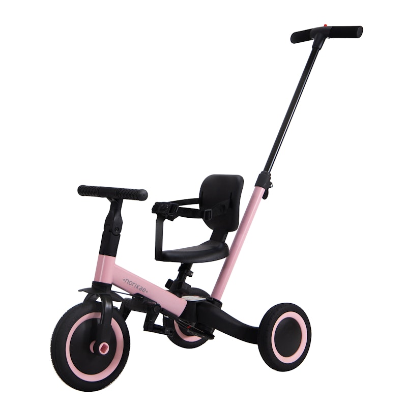 のりかえ三輪車 押し棒付きDX 1