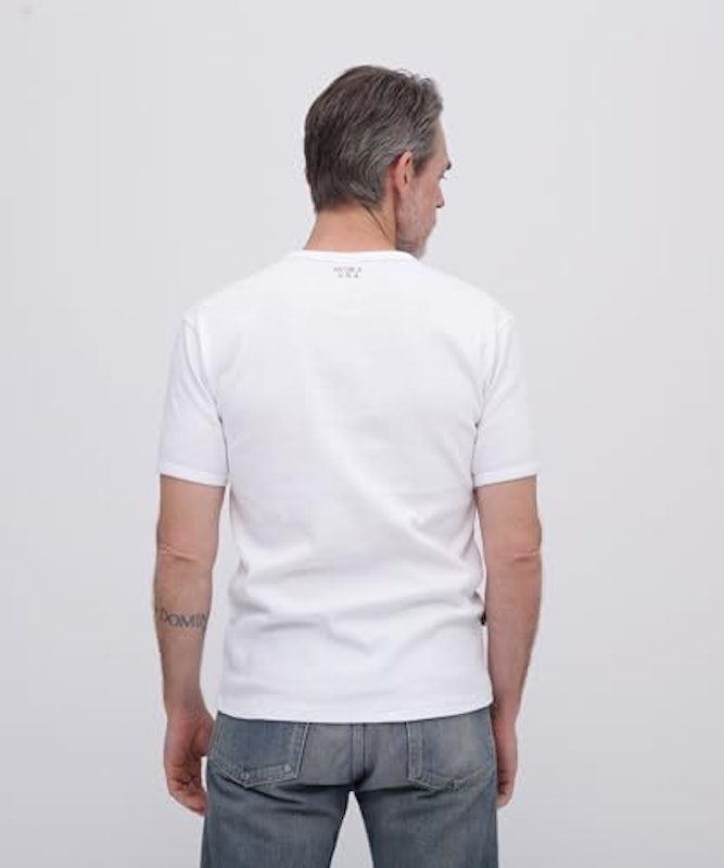 ミニワッフルV-ネック半袖Tシャツ 3