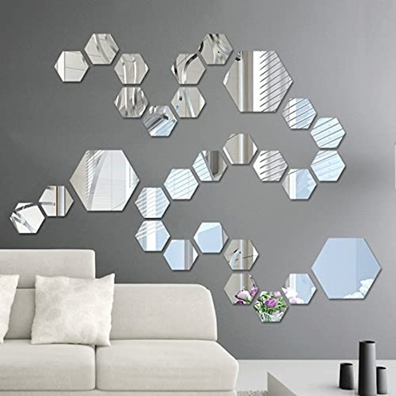 BIRLD WALL MIRROR STICKER 2