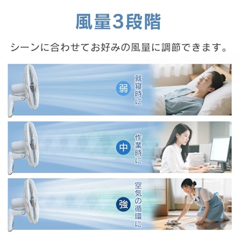 壁掛け扇風機 3