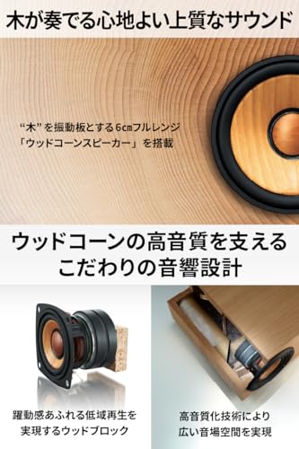 ウッドコーンスピーカー 3