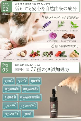 肉球専用泡シャンプー 5