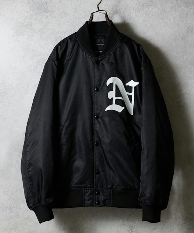 NYLON PRINTED STADIUM JACKET 1