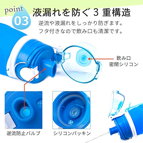 折りたたみ シリコンボトル 4