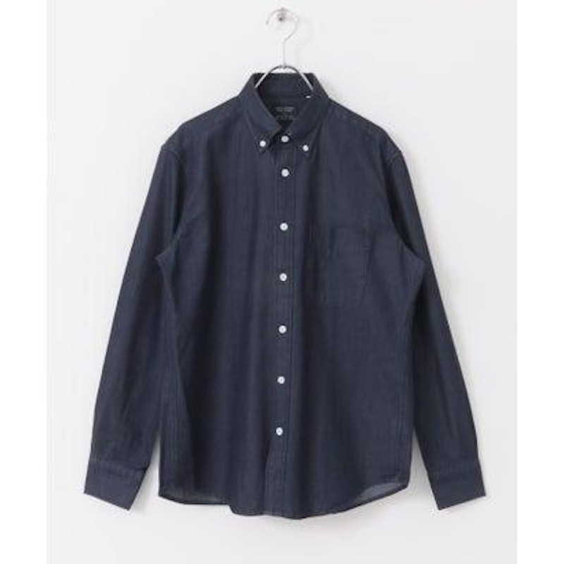 LIFE STYLE TAILOR デニムボタンダウンシャツ 2