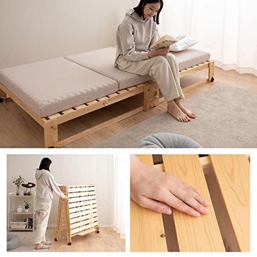 ニトリ 総ヒノキすのこベッド ダブル【定価 29,900円】 ニトリ 総ヒノキすのこベッド ダブル【定価 29,900円】（ひのき