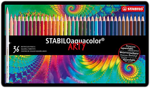 アクアカラー 36色セット 色鉛筆 2.8mm 水彩色鉛筆 1