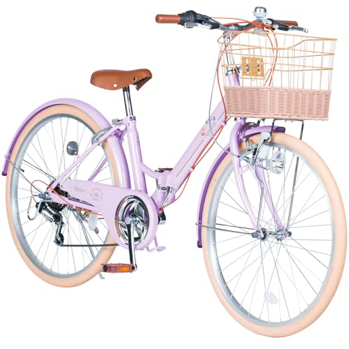 女の子自転車 21Technology 子供用自転車 自転車 22インチ シマノ製6段変速 女の子