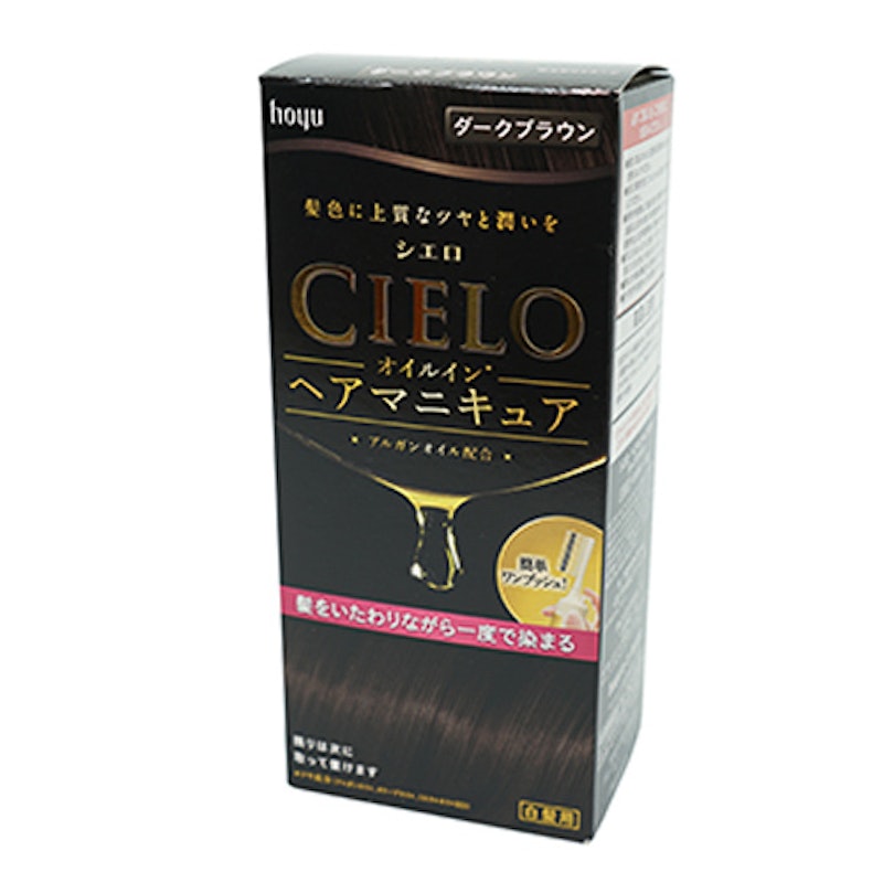 オイルインヘアマニキュア ダークブラウン 1