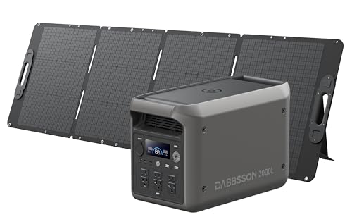 2000L ポータブル電源 + 210W ソーラーパネル セット 1