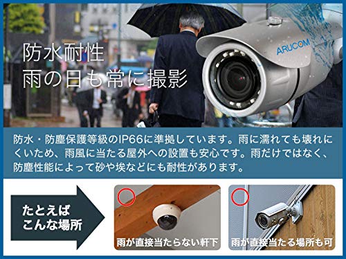 AHD屋外用バレット型ワンケーブルカメラ 4