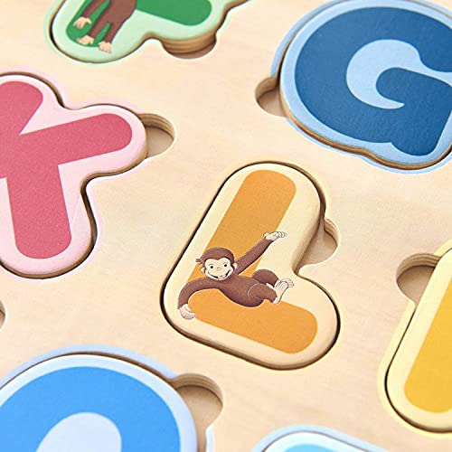 おさるのジョージ 木製アルファベットパズル 4