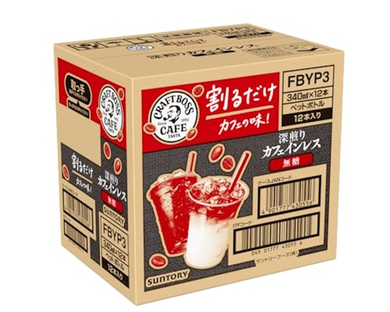 深煎りカフェインレス無糖 3