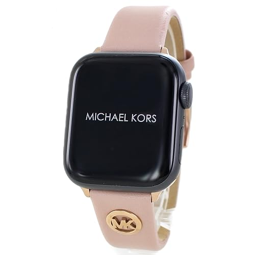 新品未使用⭐︎マイケルコース　Apple Watchウォッチベルト　レザーブラウン MICHAEL KORS 【並行輸入品】マイケルコース アップルウォッチ