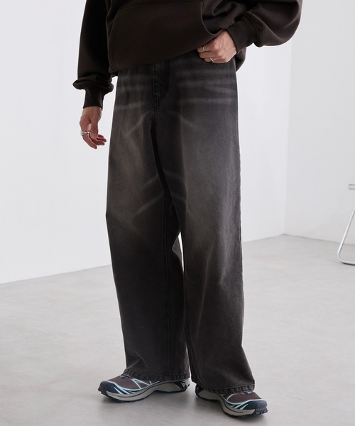 ヴィンテージメイクバギーセミワイドデニムパンツ 7
