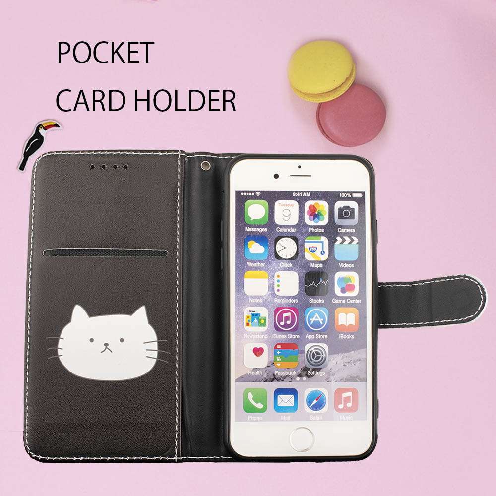 iPhone15ケース 手帳型 ねこ 2
