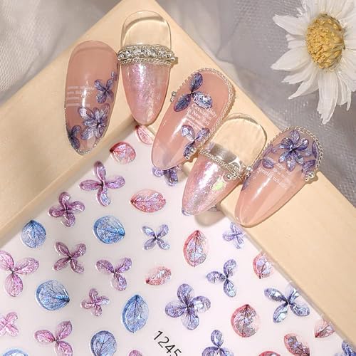 ネイルシール 紫陽花 3