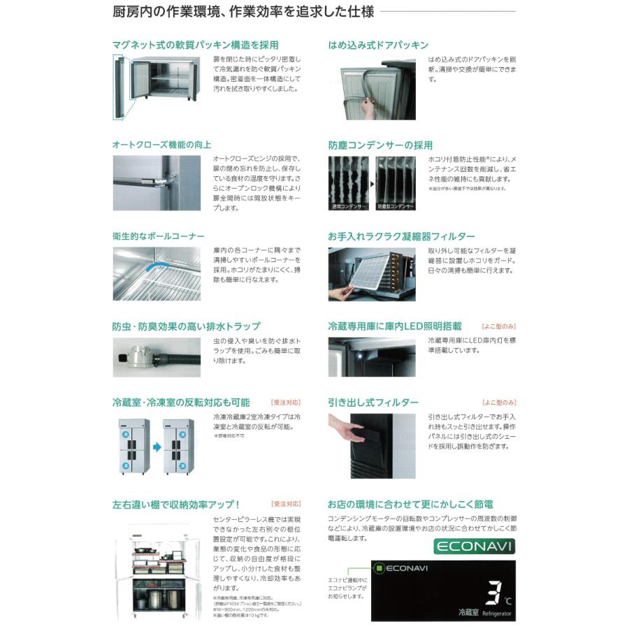 LVシリーズ コールドテーブル冷蔵庫 4