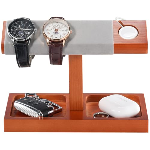 Wooden T-Bar Watch Display Stand 1