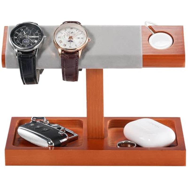 Wooden T-Bar Watch Display Stand 1