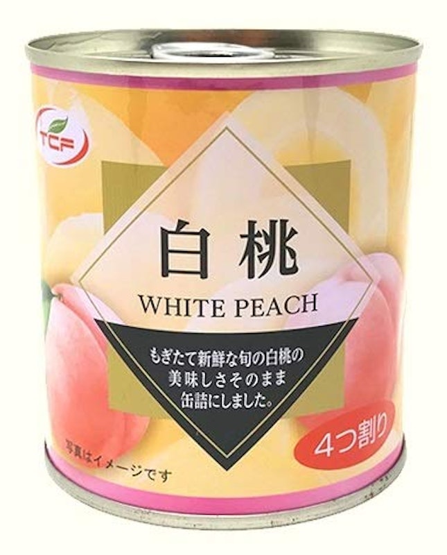 白桃 4つ割り 1