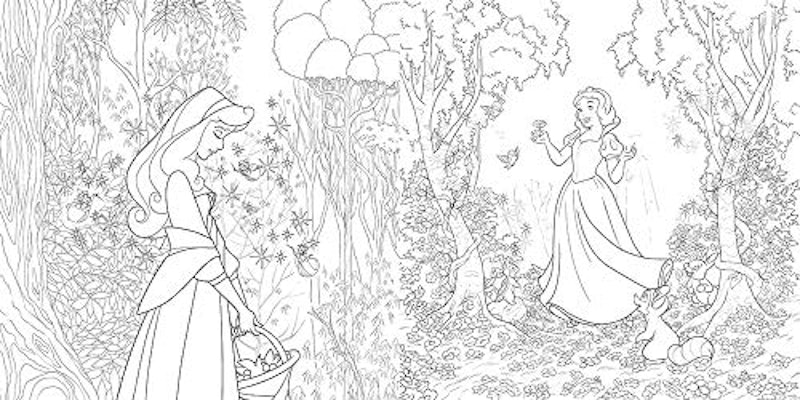 大人ディズニー 華やか塗り絵レッスンブック ファンタジー 6