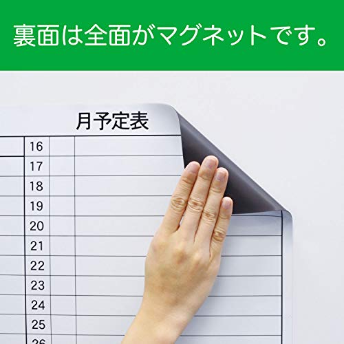 マグネットスケジュールボードシート 月間予定表 4