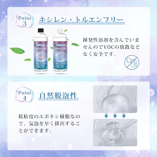 エポキシレジ液 3