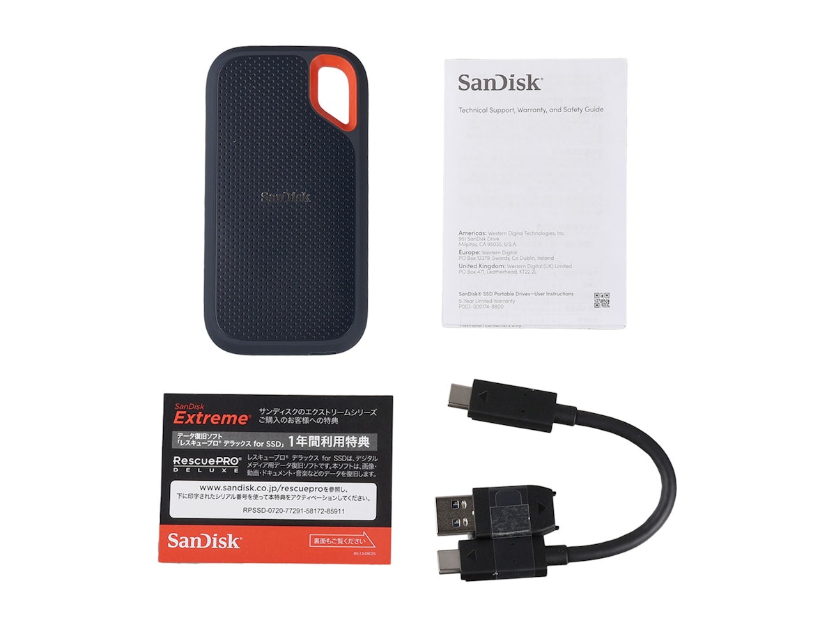 Sandisk エクストリーム ポータブル SSD V2の口コミ・評判は?実際に Sandisk エクストリーム ポータブル SSD V2の口コミ・評判は?実際に