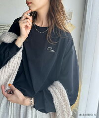 ワンポイント胸刺繍シンプルロンTee 4