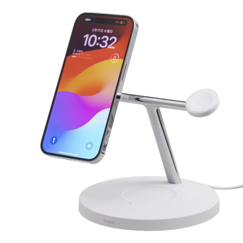 BoostCharge Pro MagSafe対応3-in-1ワイヤレス充電器15W 2