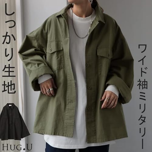 ワイド袖 ミリタリーシャツ 2