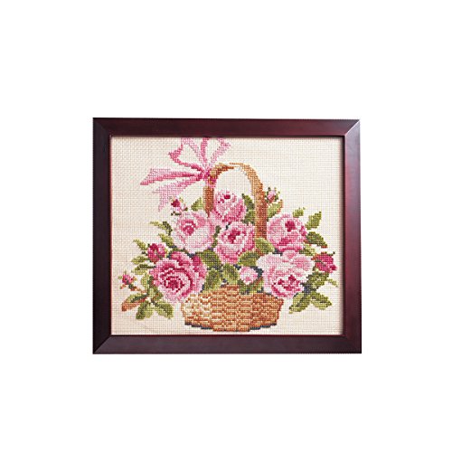 刺繍キット バラの花かご 1