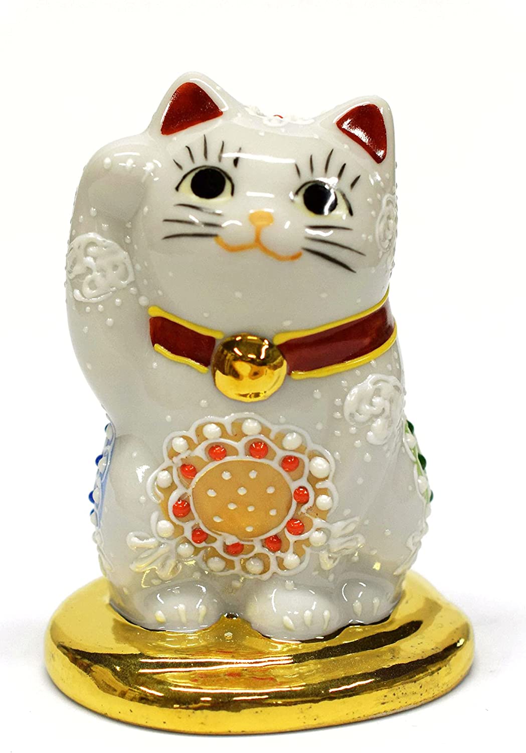 招き猫 金小判白盛 1