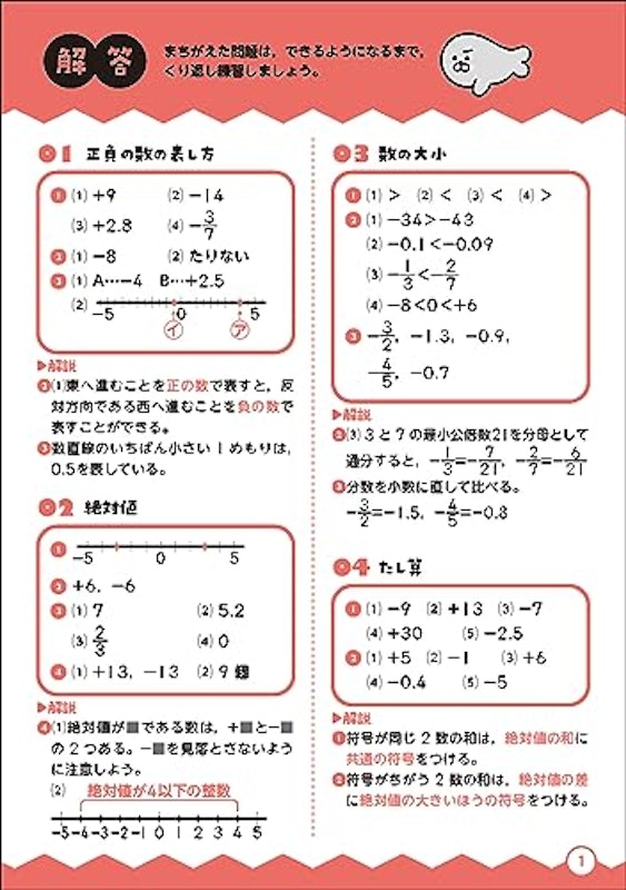 中1数学 改訂版 6