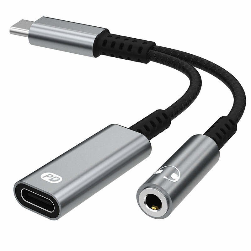 2in1 USB Type-cイヤホン端子変換アダプター 3