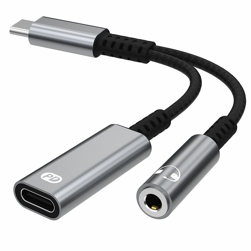 2in1 USB Type-cイヤホン端子変換アダプター 3