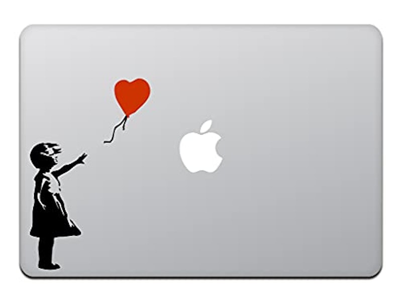 MacBookステッカー THE GIRL WITH RED BALLOON 1