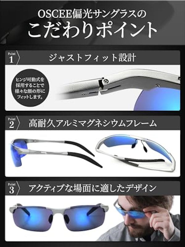 偏光サングラス 2