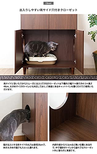 猫トイレクローゼット Galett 5