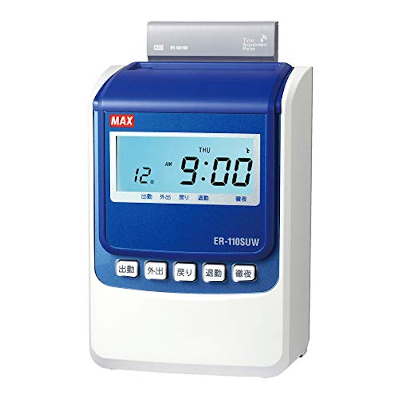 電子タイムレコーダー ER-110SUW 1