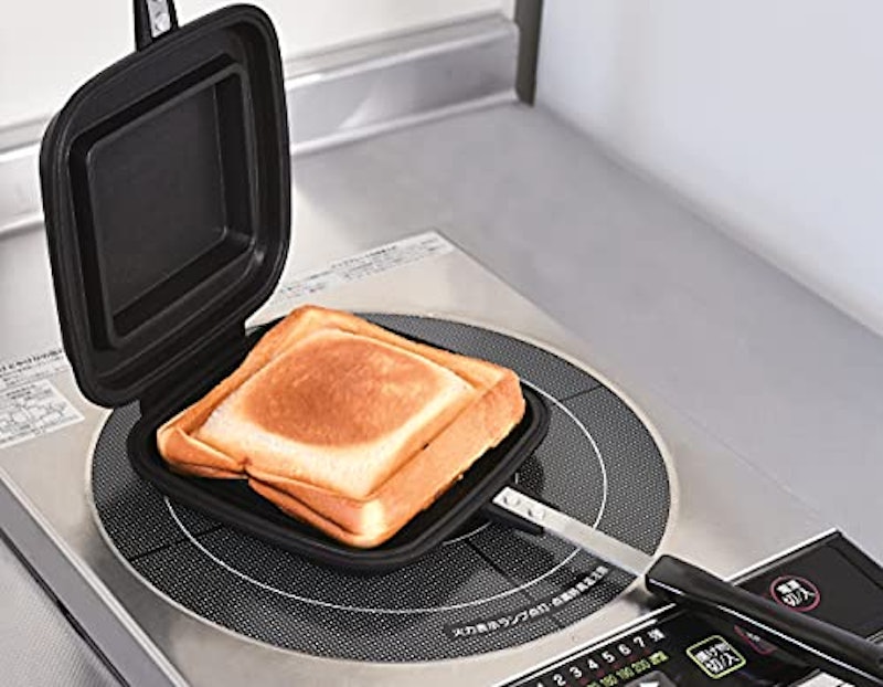 おやつDEっSEⅡ ふっ素加工ホットサンドトースター 4