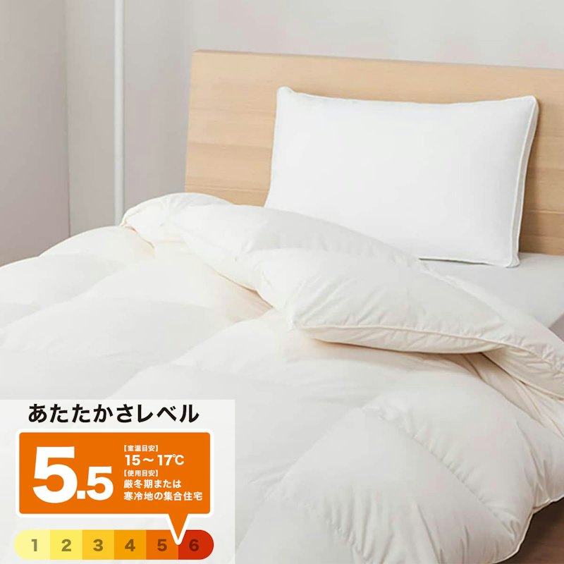 ホワイトダックダウン95% 羽毛布団 1