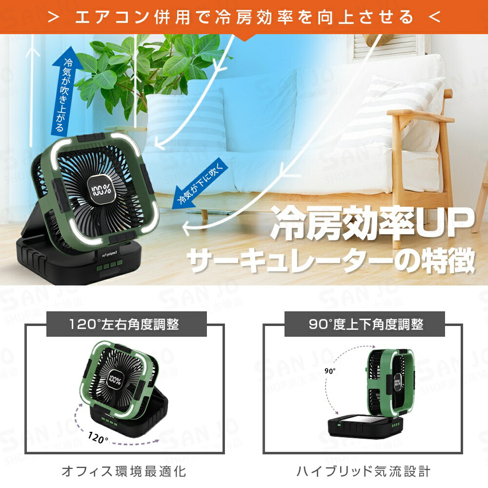 ソーラー扇風機 5