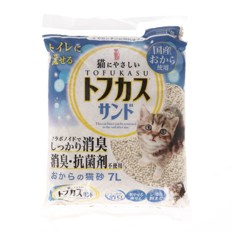 おからの猫砂 16袋セット 天然素材トイレに流せる猫砂 ねこ砂 ネコ砂