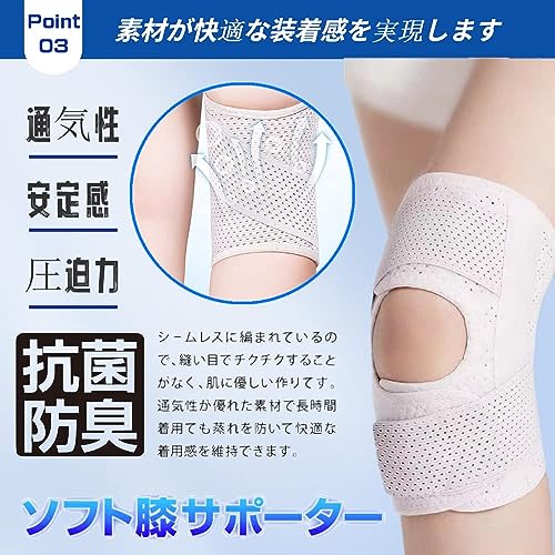 膝サポーター 半月板サポーター 3
