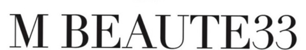 M BEAUTE33 Men’sメニュー 1